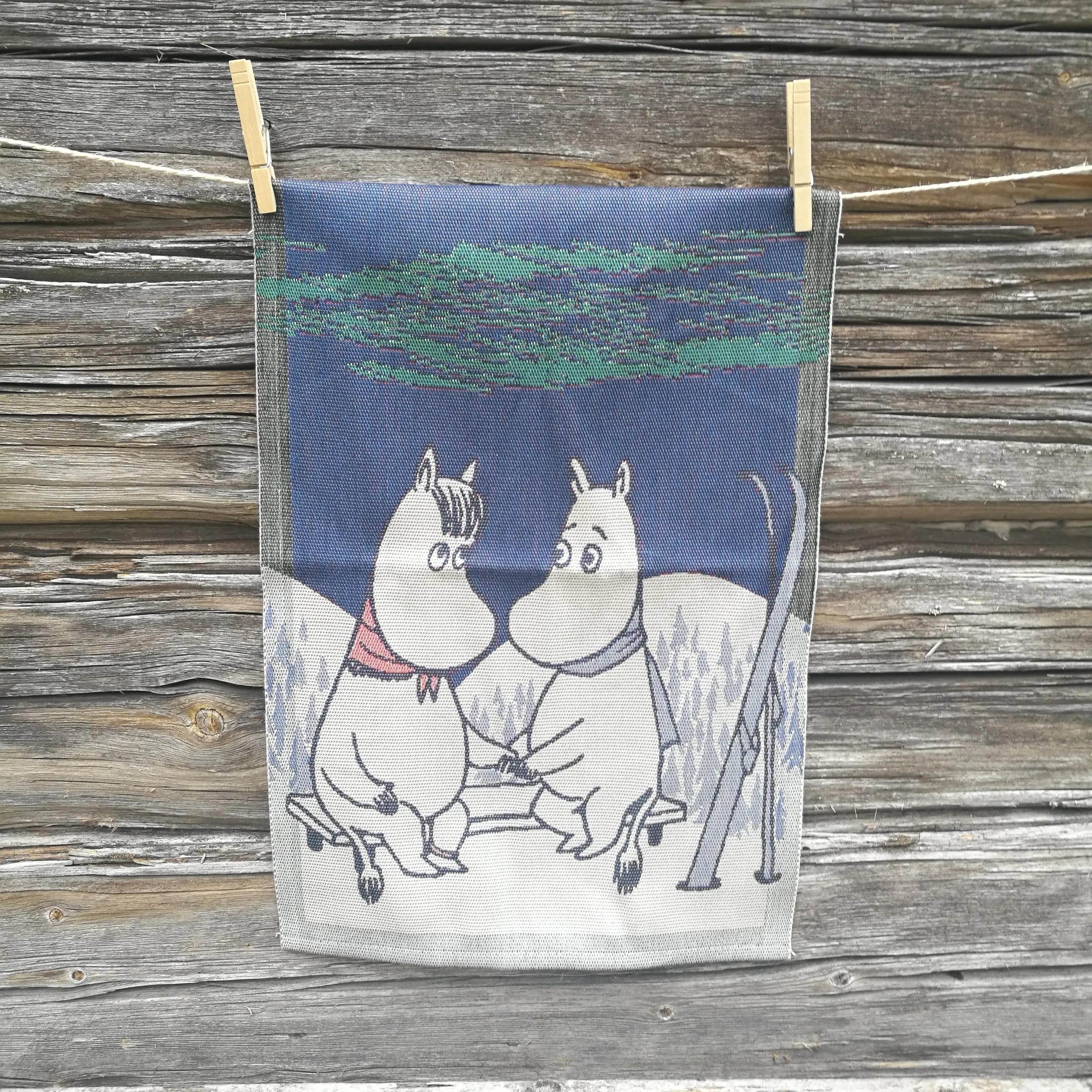 Moomin | Tableware | Moomin Winter Night Tea Towel 